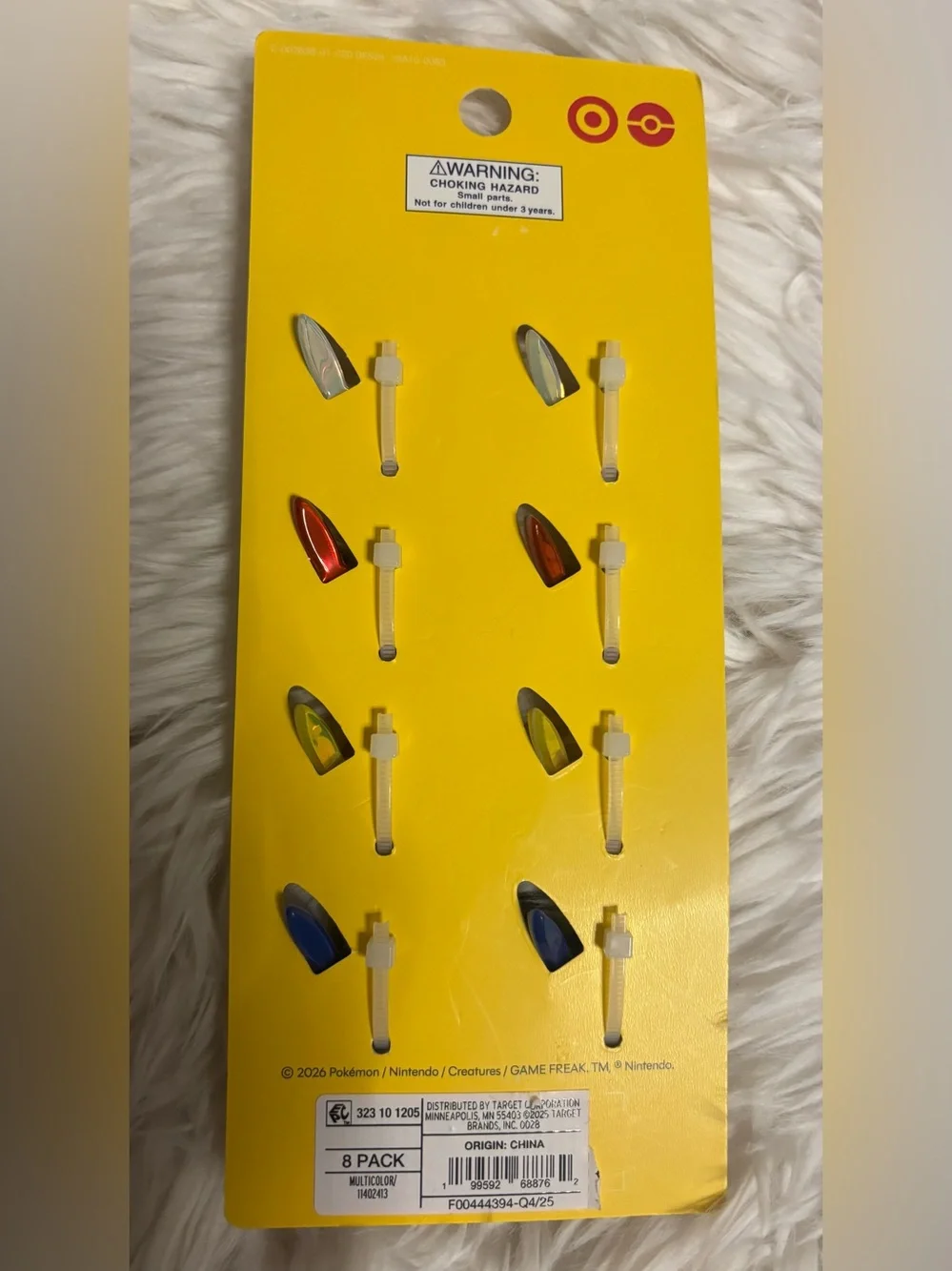 Kids Iridescent Pikachu Hair Clips - Multi Color